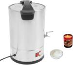  Viasz olvasztó, Kiváló minőségű rozsdamentes acél, állítható hőmérséklet-szabályozás, 12L