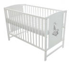 Bobas Fashion Bajka fehér 60*120 cm kiságy - zsiráf