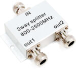 Thunder Booster MISP-2N térerő erősítő Koax kábel 2-es elosztó (698-2700 MHZ)