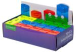 Q-CONNECT Răzătoare din plastic Q-CONNECT cu 2 găuri, amestec de culori