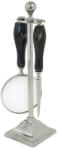 Art-Pol Loyd design irodai asztali levélbontó kés-nagyító ezüst állványon 33, 5x9x9cm (120034)