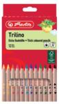 Herlitz Creioane triunghiulare Herlitz Trilino 12 culori