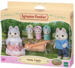 EPOCH Sylvanian Families, Familia de catelusi Husky, set de figurine, 5636 Figurina