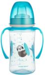 Canpol babies Canpol babies, EasyStart, Exotic Animlas, canita antrenament, albastru, 6m+, 240 ml