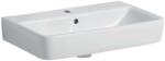 Geberit Selnova Compact - Mosdókagyló 600x370 mm, túlfolyóval, csapfurattal, fehér színben 501.511. 00.7 (501.511.00.7)