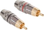 Cabletech RCA csatlakozó fémdugó HD-295 HQ WTY0065 (WTY0065)