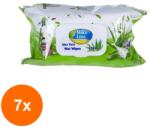 Mike Set 7 x 72 Servetele Umede cu Capac Mike Line Aloe Vera