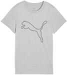 PUMA W TAD ESSENTIAL HEATHER LOGO TEE Gri, Negru XS (52589304)