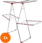 Zilan Set 2 x Uscator de Rufe, Suprafata Uscare 33 m, Metal (LIZ-2xZLN-ZLN4229)