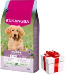 EUKANUBA EUKANUBA Puppy&Junior Lamb&Rice Large Breeds 12kg + ingyenes kutya meglepetés