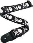 Daddario Woven Guitar Strap Cross Bone Skull