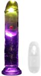 RealRock - LED-es vibrátor - 15 cm