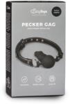 EasyToys - szájpecek belső dildóval (fekete)