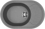 Ulgran U-610-309 Csepegtetőtálcás Gránit Mosogató - Ovális, Gránit (U-610-309) - watermarkt