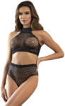 Adalet Marga - set lenjerie din plasă - negru (8436615004171)