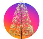 alloet LED Karácsonyi Dekorációs Fa 90cm - 600 LED Meleg Fehér