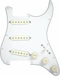 Fishman Fluence Single Width Loaded Pickguard Strat White Doză chitară (PRF-STR-WPG)