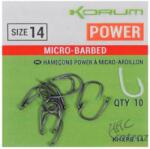 Korum Horog Korum Xpert Power Micro Barbed Size: 10 (KHXPB/10)