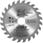  VERKE vídiás körfűrész tárcsa vágótárcsa 125x22, 2 mm 24T V44005 (V44005)