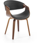  KAEL K544 étkezőszék - dió/fekete (1000091495)