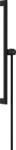 HANSGROHE Unica, zuhanyrúd S Puro 650 mm könnyen csúsztatható tartóval és zuhanytömlővel, fekete matt, HAN-24402670 (HAN-24402670)