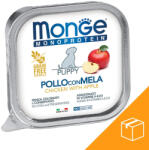 Monge Monoprotein Fruits Pate Puppy Alutálcás Kutyaeledel (Csirke és Alma) - 24x150 g