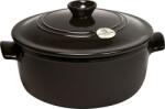 Emile Henry Oală ceramică Emile Henry, 4 L, negru (EH794540)