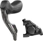SRAM Schimbător/frână hidraulică SRAM Force AXS E1 Carbon, stânga, 2x12/13, Flat Mount, furtun 950 mm