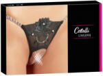 Cottelli Collection - Csillogó virág - nyitott tanga (23206571111) - szexshop