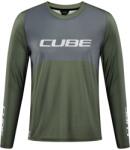 CUBE Tricou CUBE Vertex TM, olive/grey (S)