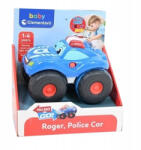 Clementoni Roger, hátrahúzós baby rendőrautó hanggal és fénnyel
