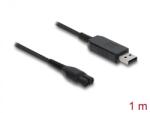 Delock Cablu de alimentare USB 4.3V pentru aparate de ras electrice Philips OneBlade 360 Face + Body 1m, Delock 90979 (90979)
