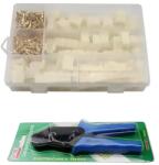  Vezeték csatlakozó készlet krimpelő szerszámmal, 40pár