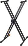 Hercules Billentyű állvány X-tipusú duplavázas 1 hangszerhez 100 kg kapacitás