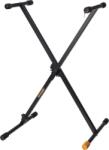 Hercules Billentyű állvány X-tipusú szimplavázas 1 hangszerhez 80 kg kapacitás - m3digital - 20 481 Ft