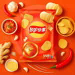 Lay's Potato Chips Korean Kimchi ízű burgonyachips 70g