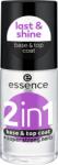 essence 2in1 alapozó és fedőlakk körömlakk