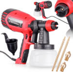Technic Elektromos HVLP festőegység, falfestő készlet 3 fúvókával, 600 ml-es tartállyal TC Technic LL16