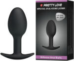 Pretty Love - dildo anal - silicon negru