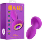 Blush Novelties Oh My Gem - dop anal vibrator cu piatră - silicon mov