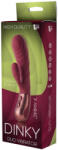  Dinky Jimmy K. Duo - akkus, csiklókaros vibrátor (piros) - erotikasziget