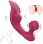 Sex HD Chomper - piros csikló- és anál vibrátor (6936764700563)