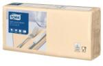 Tork Szalvéta, 1/4 hajtogatott, 3 rétegű, 32, 5x32, 8 cm, Advanced, TORK Soft Lunch, homokszín - officeland