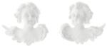  Angyalfej poly, 6x2x5, 8cm, fehér, 2 féle 1db, figura nem választható (P728-518)