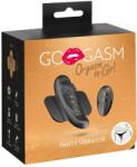 GoGasm Panty - akkus, rádiós csikló vibrátor (fekete) - shop