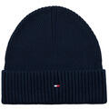 Tommy Hilfiger Sapkák TH FLAG PIMA COTTON BEANIE Kék Egy méret