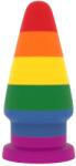 Lovetoy Prider - anál tágító plug - 15cm (szivárvány) - shop
