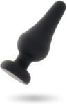 Intense INTENSE - prémium fekete szilikon anál plug 9, 8 cm