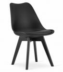  Scaun BALI MARK negru cu picioare negre