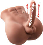 XISE - realisztikus dildó és anális maszturbátor 18 cm